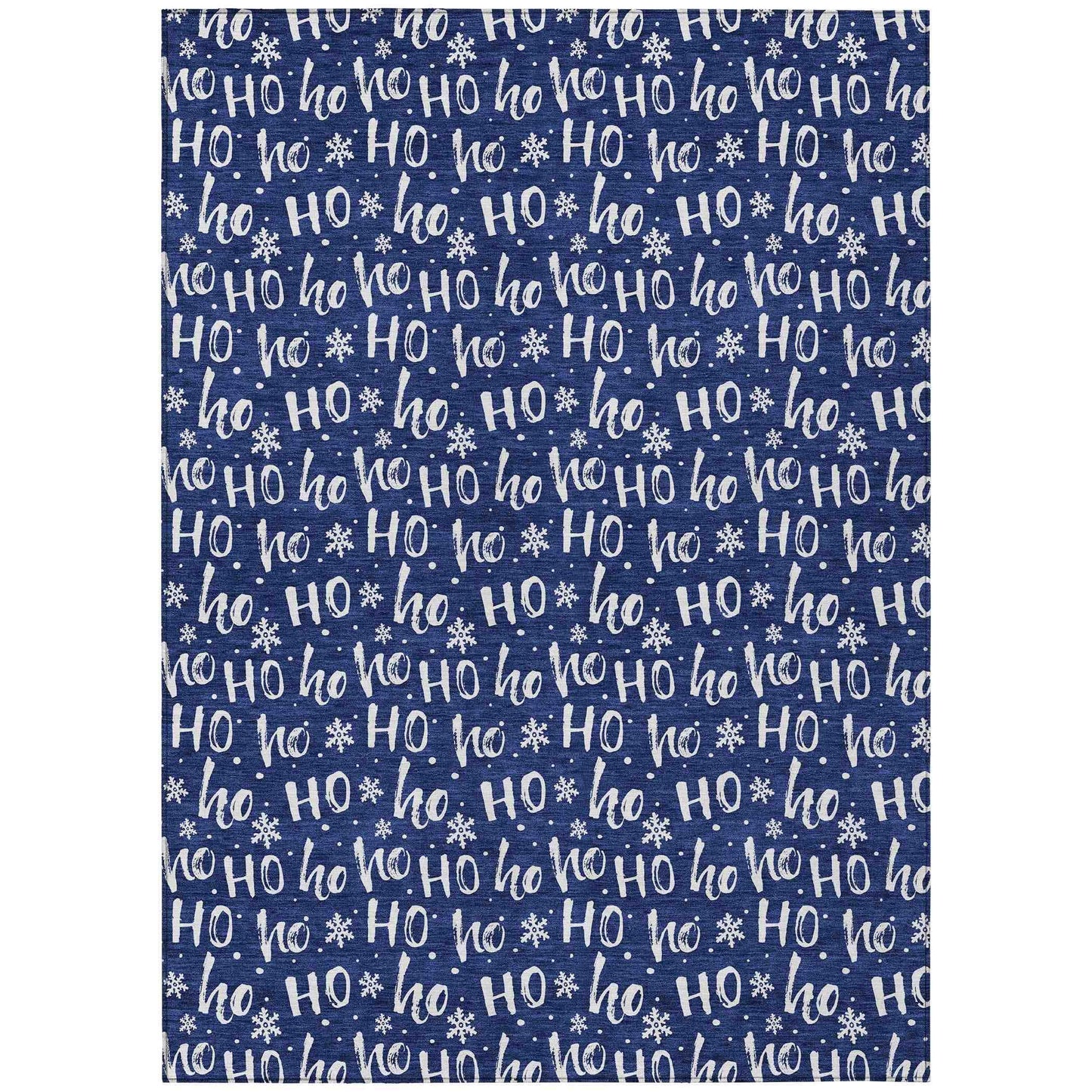 Paelon Blue Washable Indoor-Outdoor Rug
