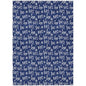 Paelon Blue Washable Indoor-Outdoor Rug