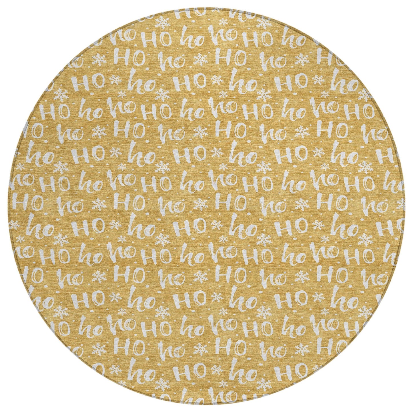 Paelon Gold Washable Indoor-Outdoor Rug