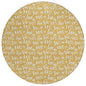 Paelon Gold Washable Indoor-Outdoor Rug