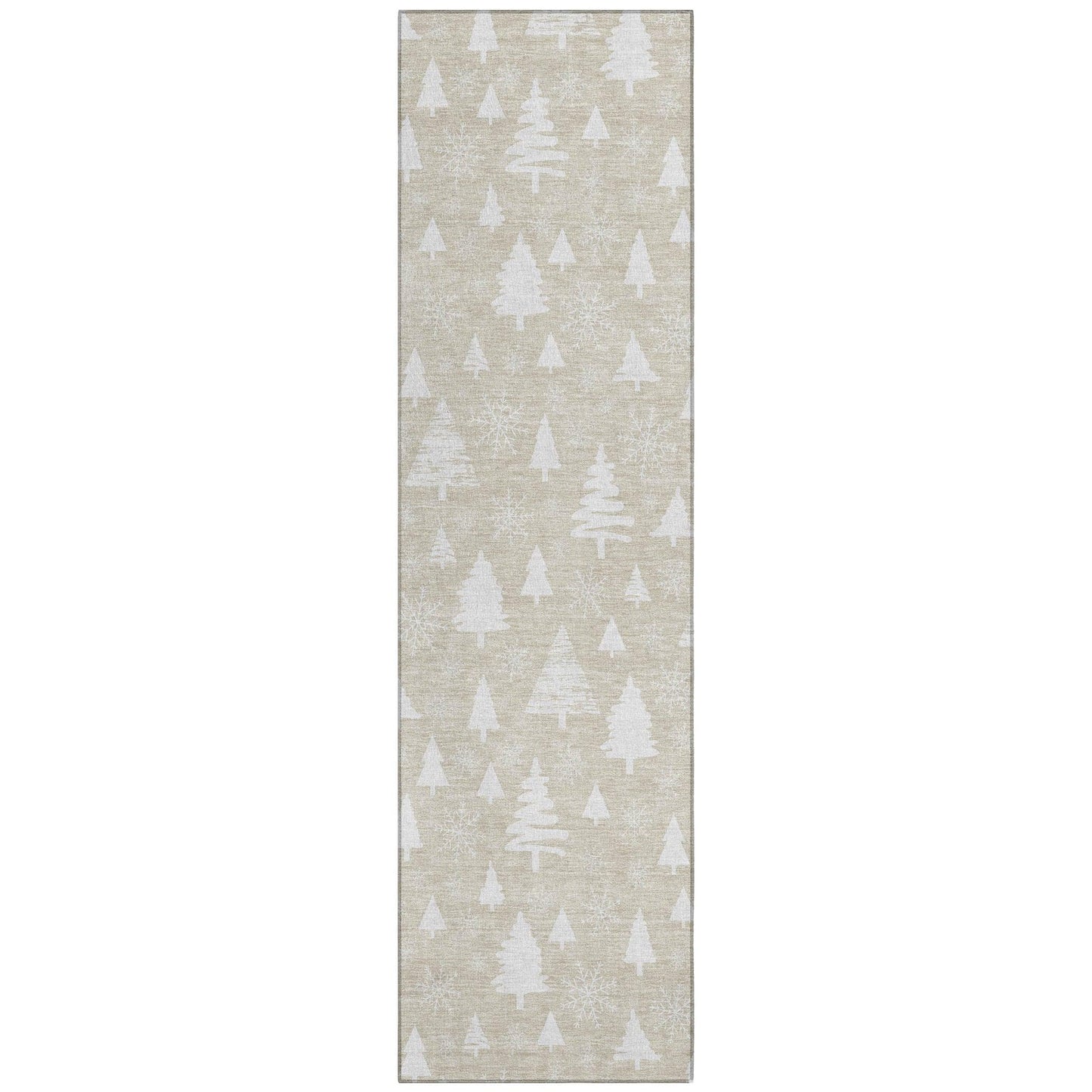 Paelor Brown Washable Indoor-Outdoor Rug