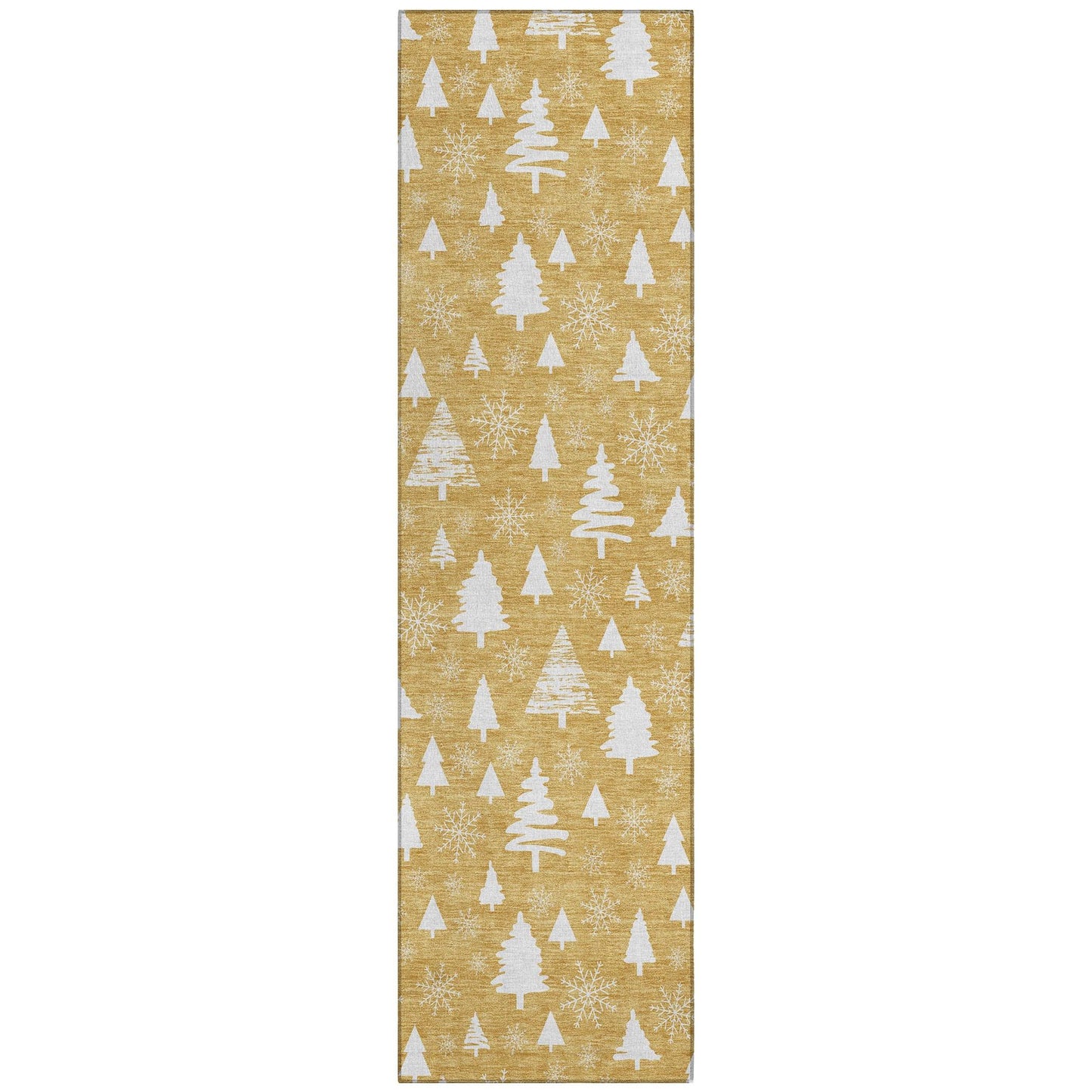 Paelor Gold Washable Indoor-Outdoor Rug