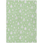 Paelor Green Washable Indoor-Outdoor Rug