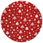 Paelor Red Washable Indoor-Outdoor Rug