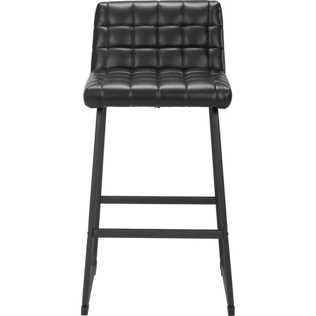 Pago Barstool (Set of 2) Black - LOOMLAN - Zuo Modern - Bar Stools