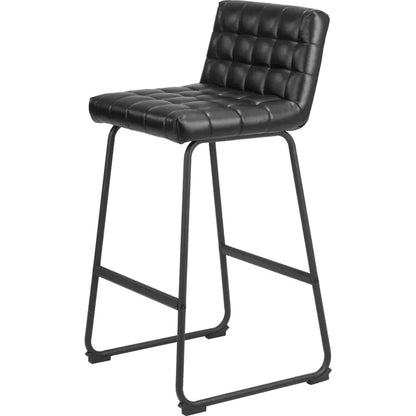 Pago Barstool (Set of 2) Black - LOOMLAN - Zuo Modern - Bar Stools