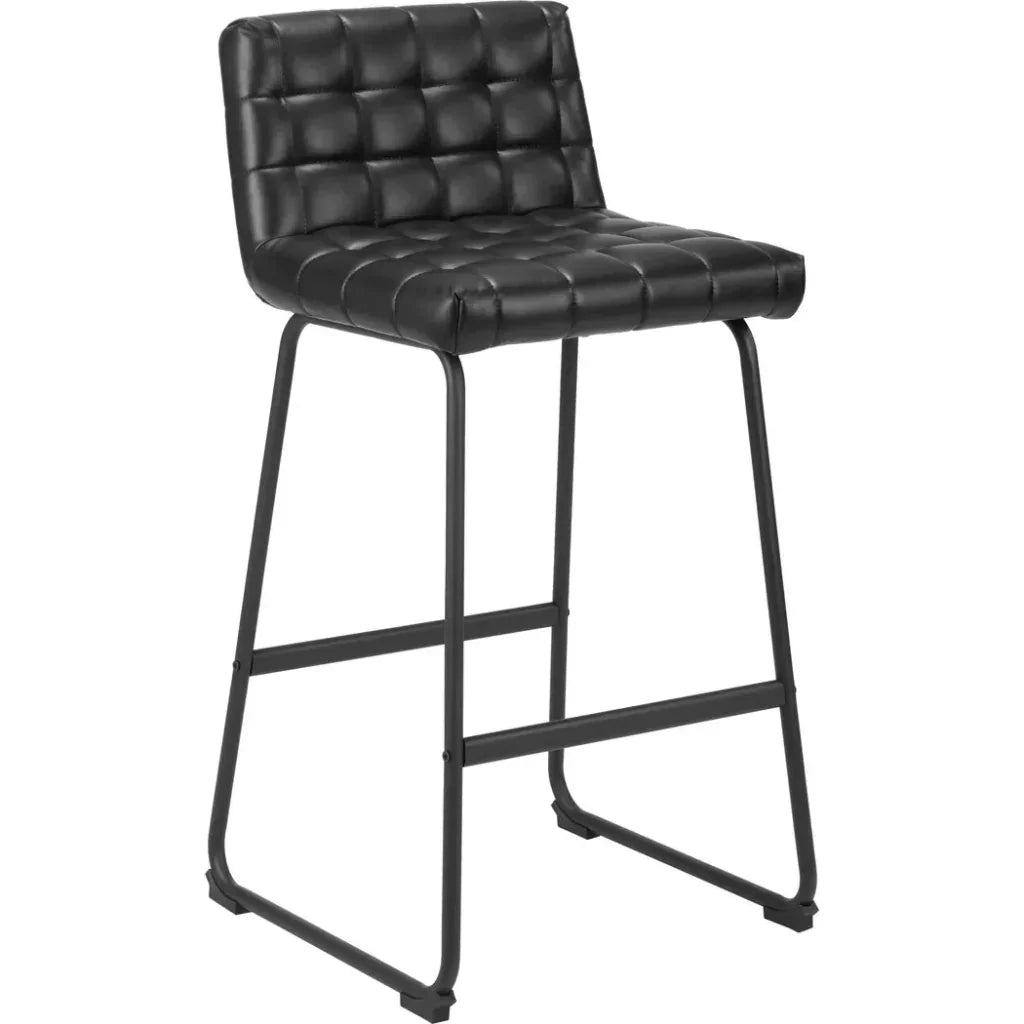 Pago Barstool (Set of 2) Black - LOOMLAN - Zuo Modern - Bar Stools