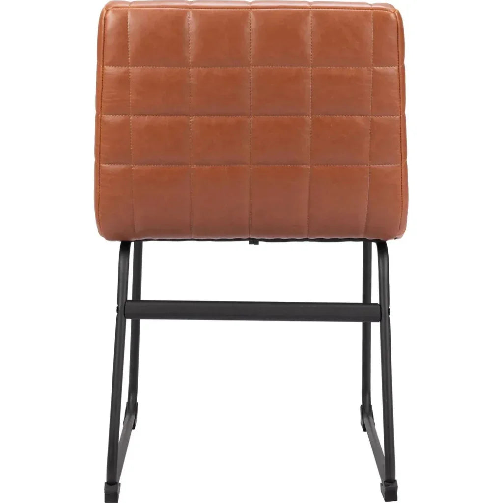 Pago Faux Leather Dining Chair 2PC - LOOMLAN - Zuo Modern - Dining Chairs