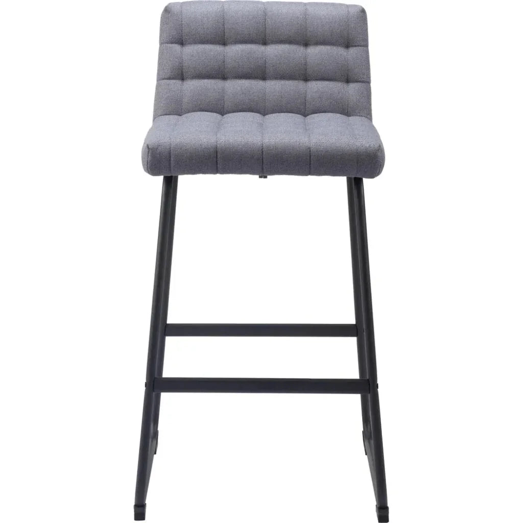 Pago Barstool (Set of 2) Gray - LOOMLAN - Zuo Modern - Bar Stools