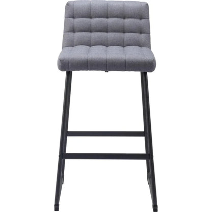 Pago Barstool (Set of 2) Gray - LOOMLAN - Zuo Modern - Bar Stools