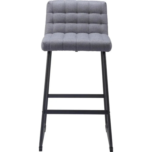 Pago Barstool (Set of 2) Gray - LOOMLAN - Zuo Modern - Bar Stools