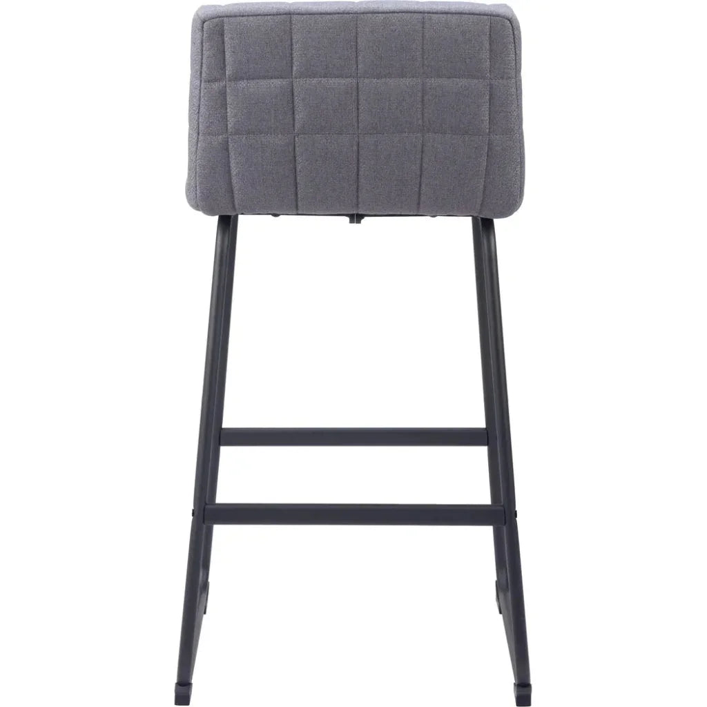 Pago Barstool (Set of 2) Gray - LOOMLAN - Zuo Modern - Bar Stools