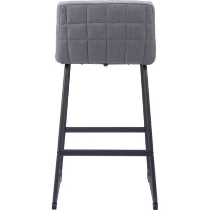 Pago Barstool (Set of 2) Gray - LOOMLAN - Zuo Modern - Bar Stools