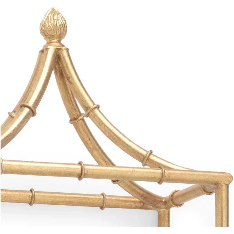 Pagoda Iron Framed Wall Shelf-Etageres-Chelsea House-LOOMLAN