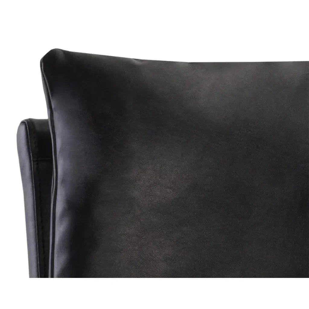 Paige Leather Comfortable Barstool - LOOMLAN - SUNPAN - Bar Stools