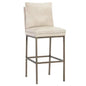 Paige Leather Comfortable Barstool - LOOMLAN - SUNPAN - Bar Stools