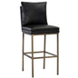 Paige Leather Comfortable Barstool - LOOMLAN - SUNPAN - Bar Stools