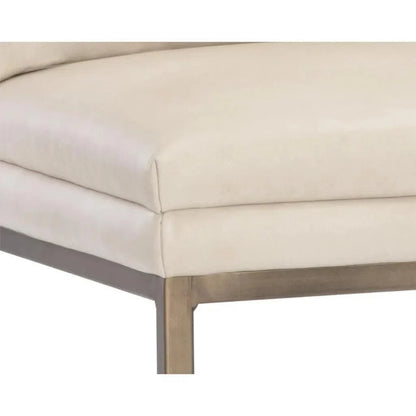 Paige Leather Comfortable Counter Stool - LOOMLAN - SUNPAN - Counter Stools