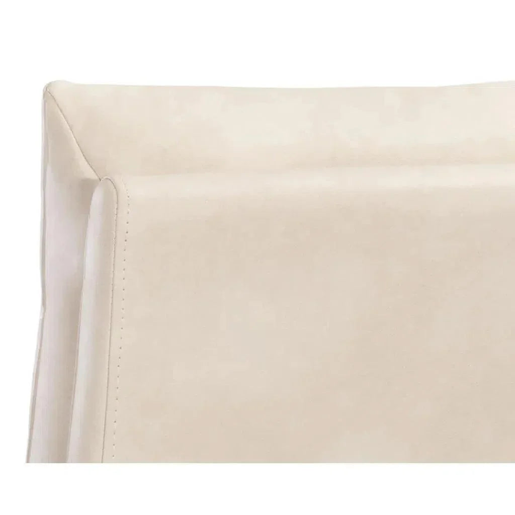 Paige Leather Comfortable Counter Stool - LOOMLAN - SUNPAN - Counter Stools