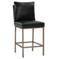 Paige Leather Comfortable Counter Stool - LOOMLAN - SUNPAN - Counter Stools