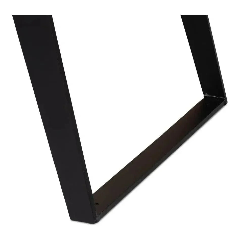 Paige Parquet Top Dining Table-Dining Tables-Sarreid-LOOMLAN