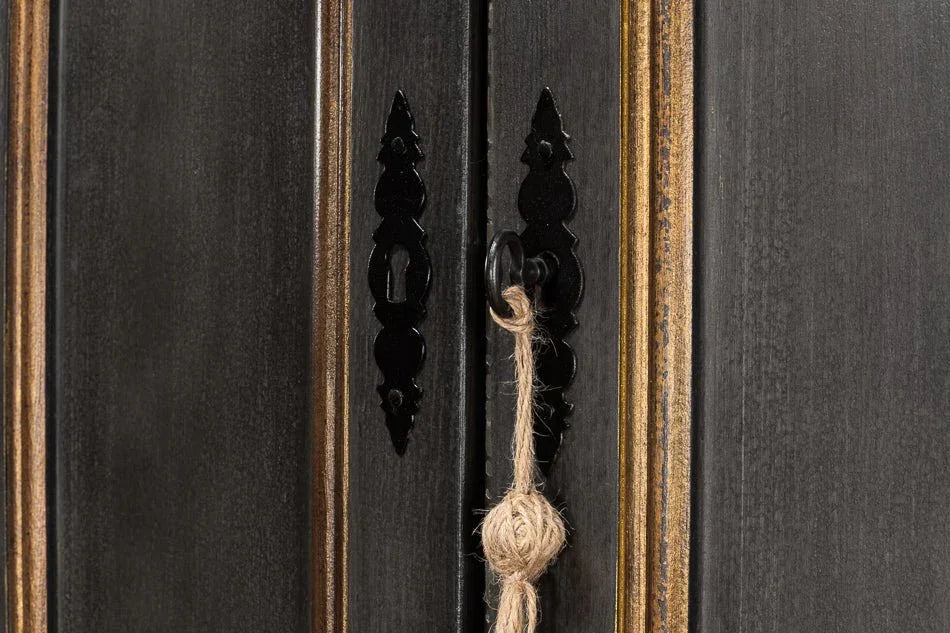 Painted Directoire Style Wooden Bookcase - LOOMLAN - Sarreid - Bookcases