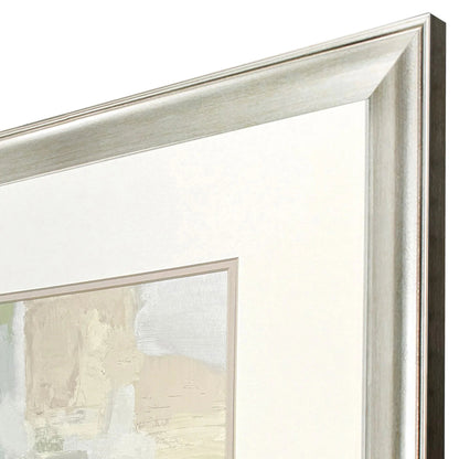 Painted Sketch Green Framed Wall Art 2PC