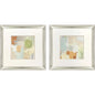Painted Sketch Green Framed Wall Art 2PC
