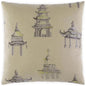 Palacio Brown Throw Pillow With Insert - LOOMLAN - D.V. Kap - Throw Pillows