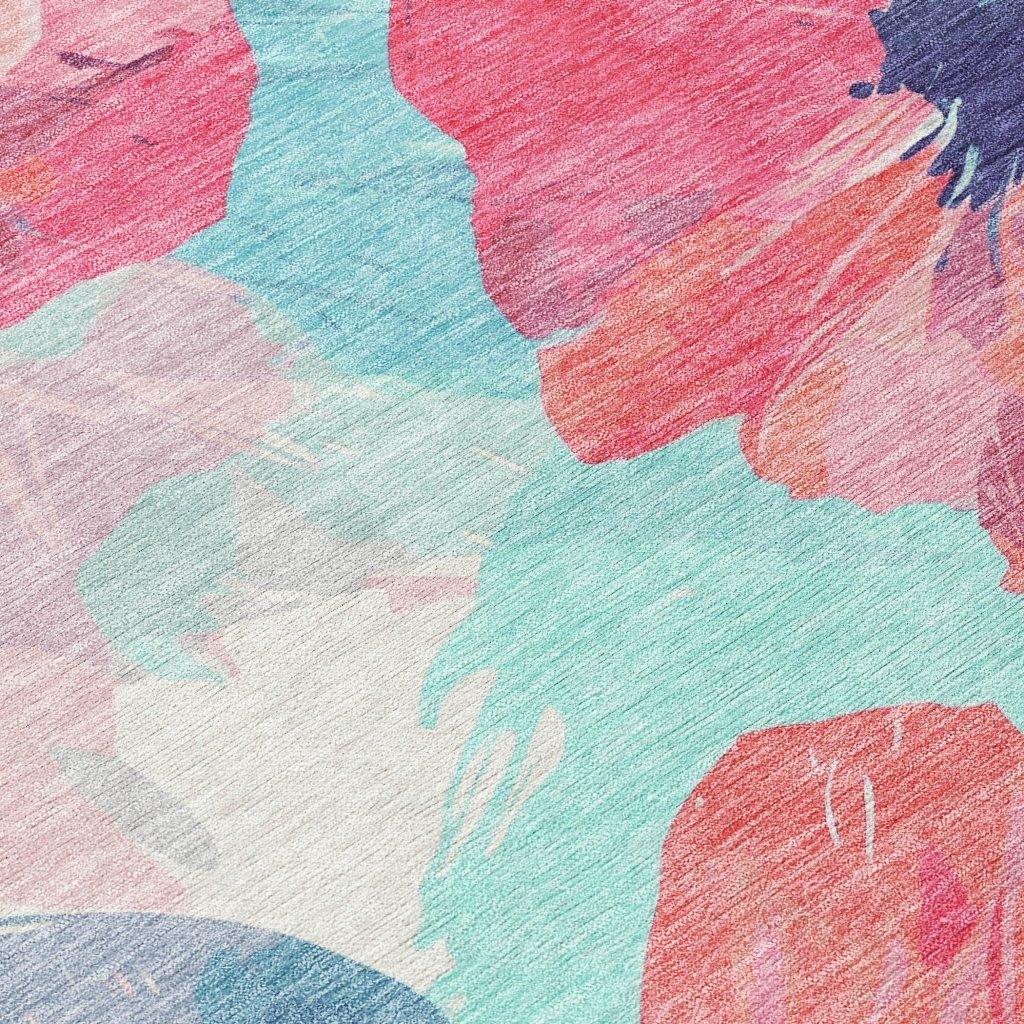 Palazira Pink Washable Indoor - Outdoor Rug - LOOMLAN - LOOMLAN Rugs - Outdoor Rugs