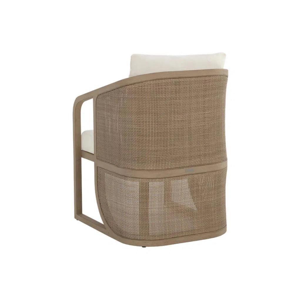 Palermo Fabric Outdoor Dining Armchair-Outdoor Dining Chairs-SUNPAN-LOOMLAN