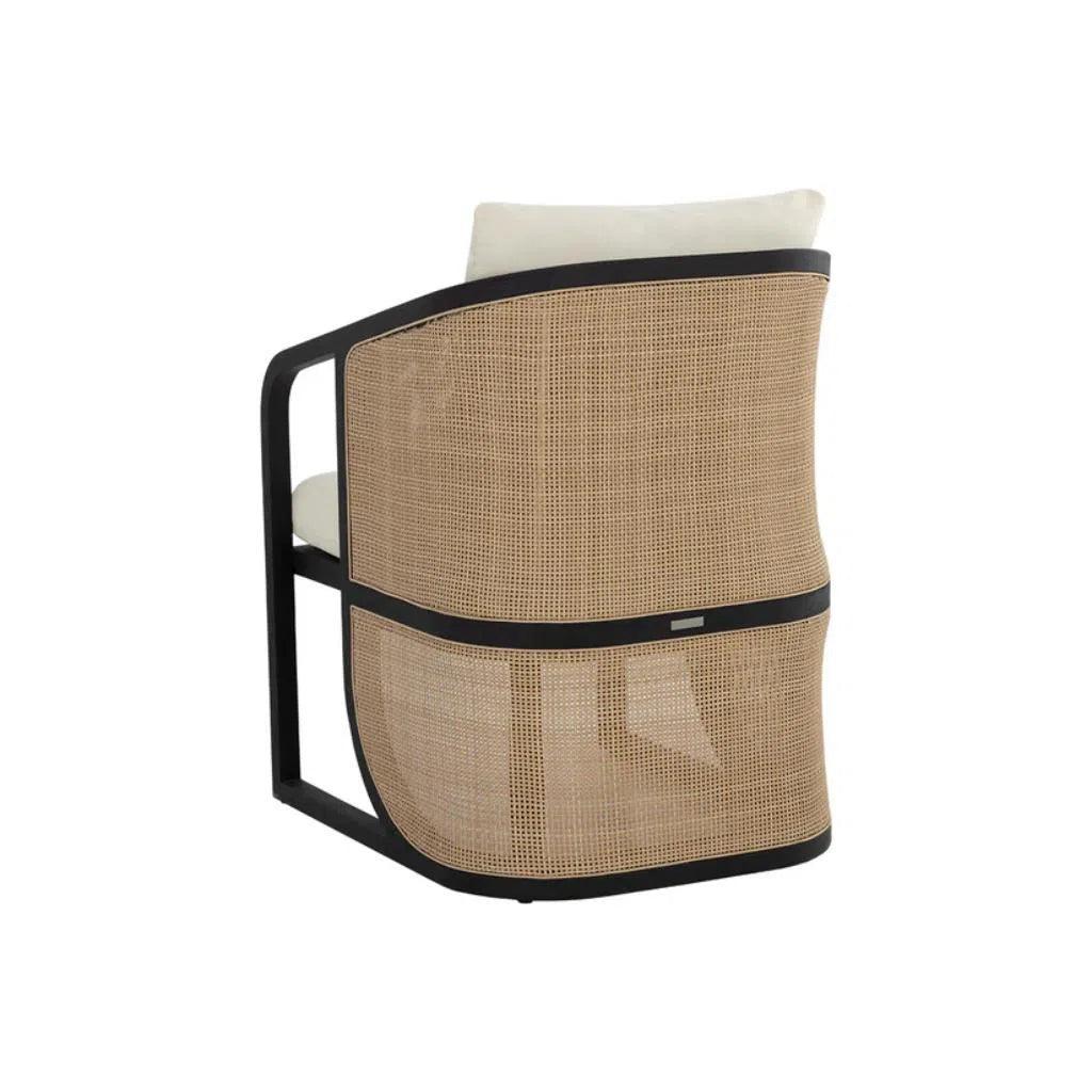 Palermo Fabric Outdoor Dining Armchair-Outdoor Dining Chairs-SUNPAN-LOOMLAN