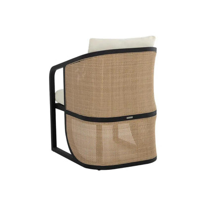 Palermo Fabric Outdoor Dining Armchair-Outdoor Dining Chairs-SUNPAN-LOOMLAN