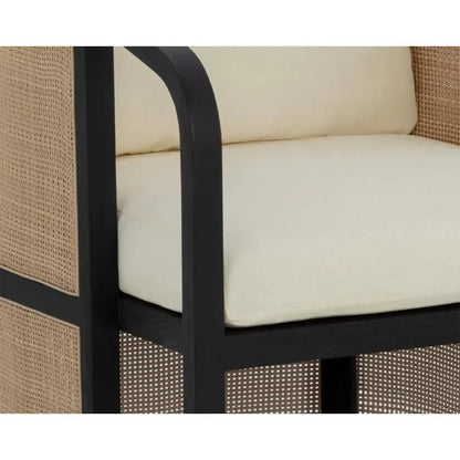 Palermo Fabric Outdoor Dining Armchair-Outdoor Dining Chairs-SUNPAN-LOOMLAN