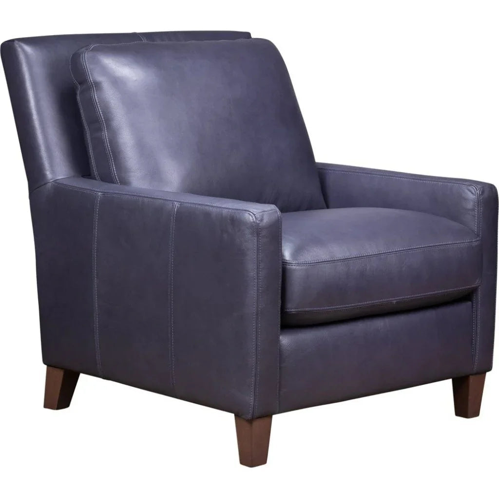 Palermo Luxurious Leather Comfort Chair - LOOMLAN - Club Chairs