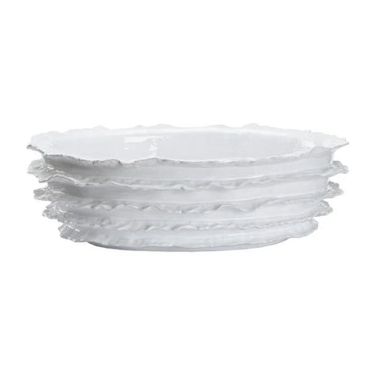 Palermo White Glazed Bowl - LOOMLAN - Wildwood - Boxes & Bowls