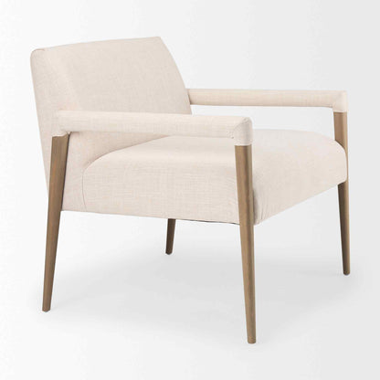 Palisades Cream Fabric Accent Chair