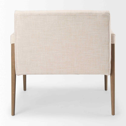Palisades Cream Fabric Accent Chair