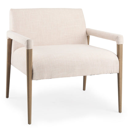 Palisades Cream Fabric Accent Chair