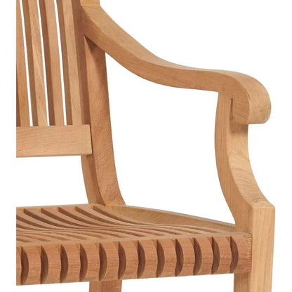 Palm 2-Person Teak Outdoor Bench-Outdoor Benches-HiTeak-LOOMLAN