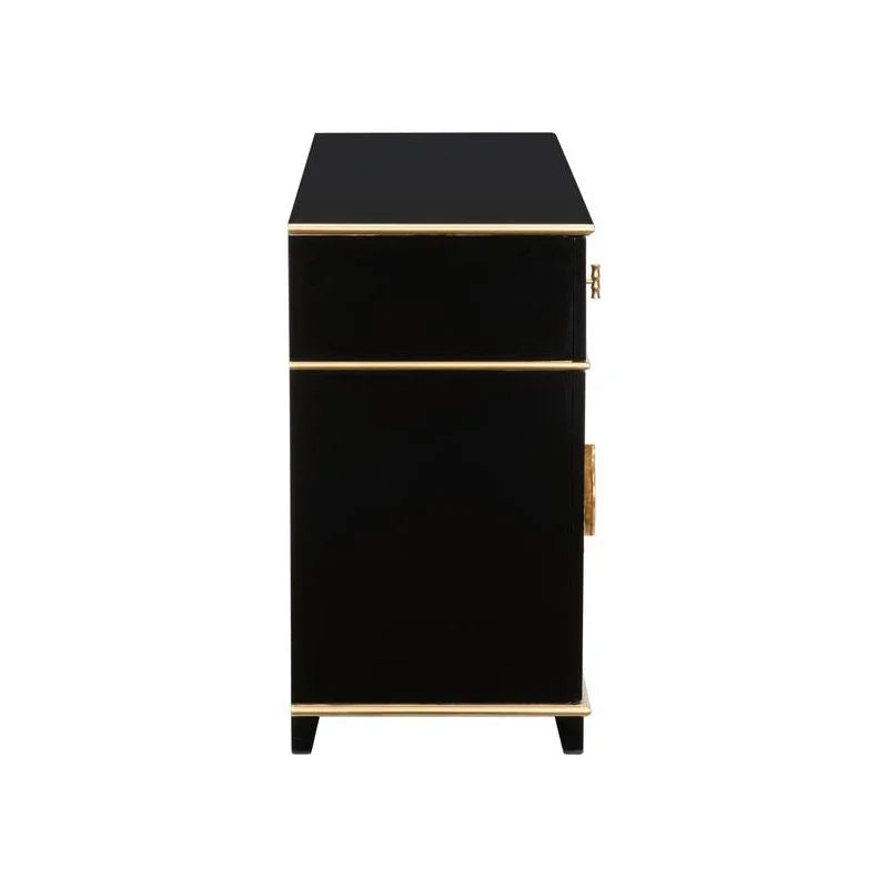 Palm Beach Black Buffet Cabinet - LOOMLAN - Chelsea House - Accent Cabinets