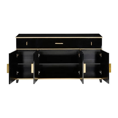 Palm Beach Black Buffet Cabinet - LOOMLAN - Chelsea House - Accent Cabinets