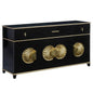 Palm Beach Black Buffet Cabinet - LOOMLAN - Chelsea House - Accent Cabinets