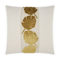 Palm Leaf Handcrafted Throw Pillow