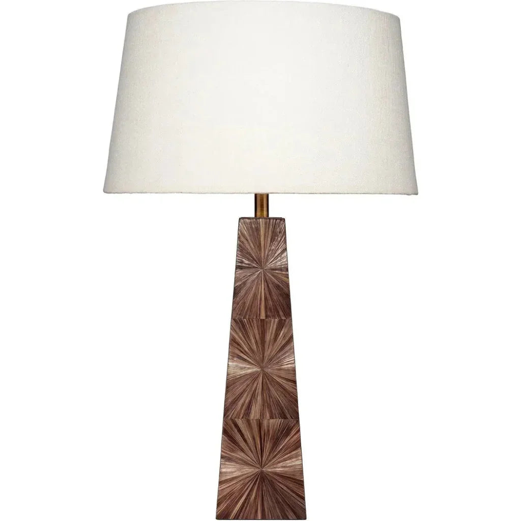 Palm Marquetry Table Lamp by Jamie Young - LOOMLAN - Jamie Young - Table Lamps