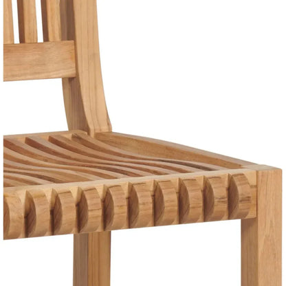 Palm Teak Outdoor Bar Chair-Outdoor Bar Stools-HiTeak-LOOMLAN