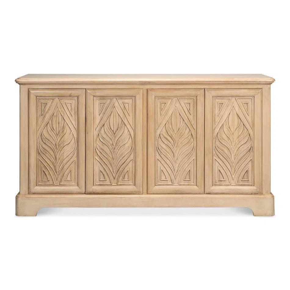 Palmieri Four Door Cabinet For Living Room - LOOMLAN - Sarreid - Sideboards