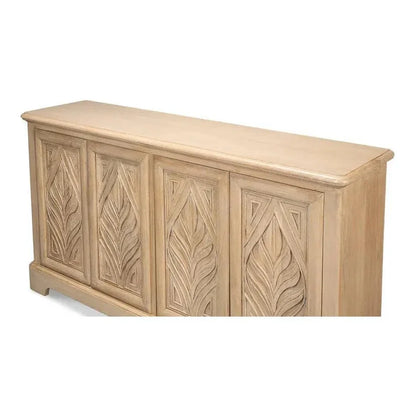 Palmieri Four Door Cabinet For Living Room - LOOMLAN - Sarreid - Sideboards