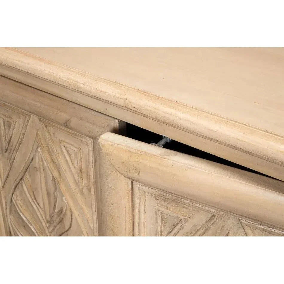 Palmieri Four Door Cabinet For Living Room - LOOMLAN - Sarreid - Sideboards