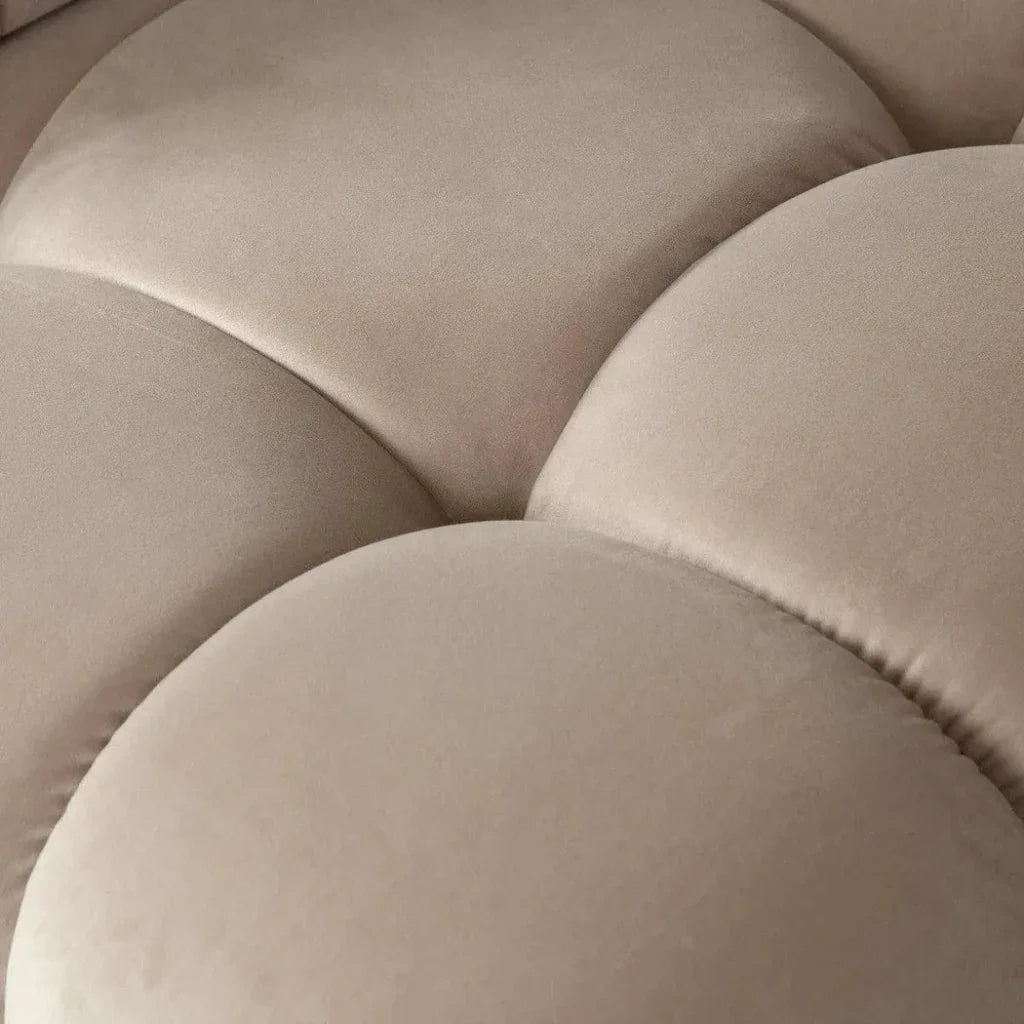 Paloma 2PC Modular 74 Sofa Mink Tan Velvet-Modular Sofas-Diamond Sofa-LOOMLAN